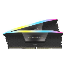 CORSAIR VENGEANCE RGB DDR5 RAM 32GB (2x16GB) 6000MHz CL38 Intel XMP iCUE Compatible Computer Memory - Black (CMH32GX5M2B6000C38)